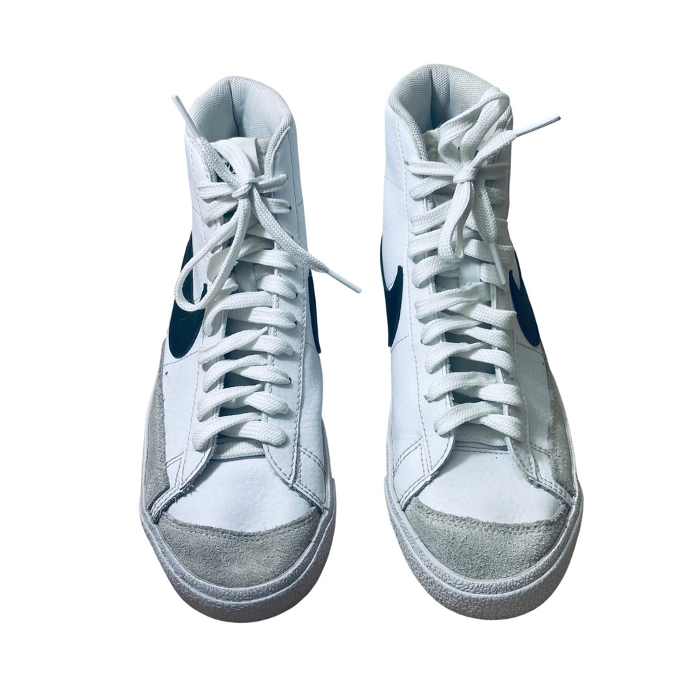 Nike Blazer Mid 77 White Black High Top Kids Sneakers 6Y